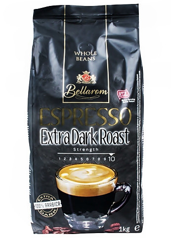 Кава в зернах Bellarom Espresso Extra Dark Roast 100% арабіка 1кг Німеччина