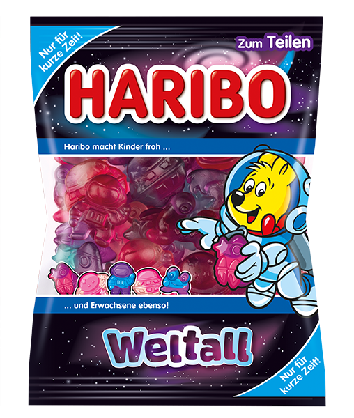 Желейні цукерки Haribo Weltall (всесвіт) Німеччина 175г
