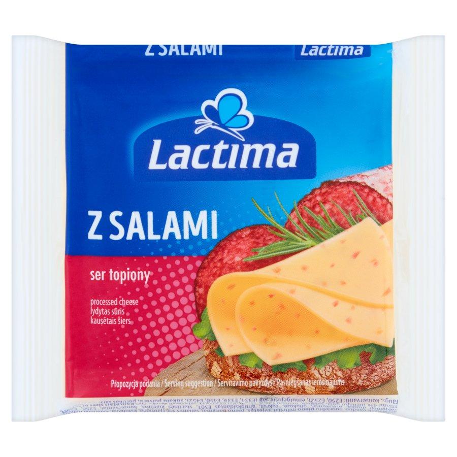Сир тостерний (плавлений) Lactima із салями Польща 130г