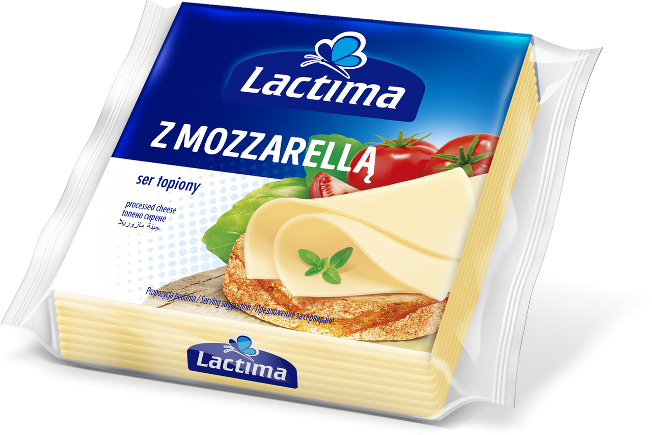 Сир тостерний (плавлений) Mozzarella Laktima Польща 130г