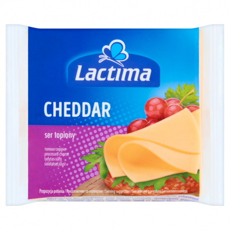 Сир тостерний (плавлений) Cheddar Laktima Польща 130г
