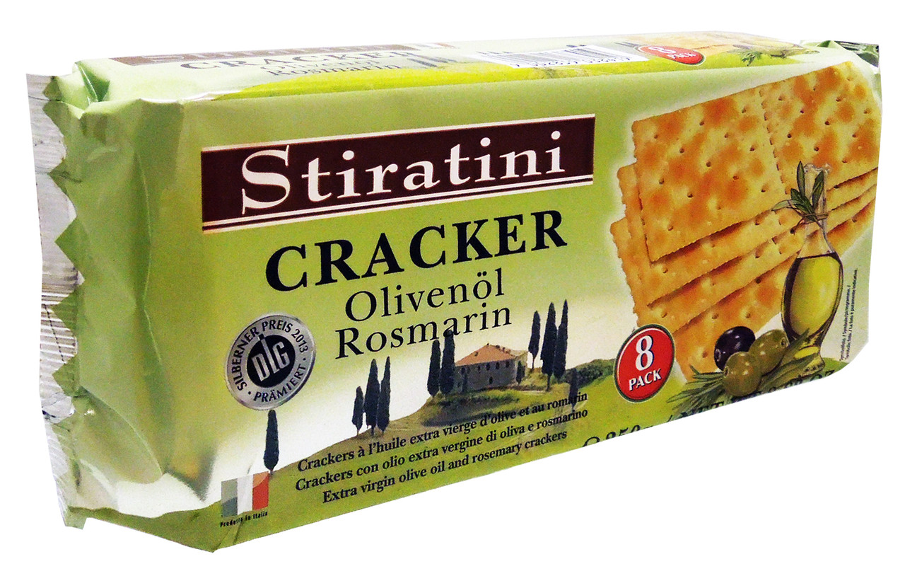 Крекер з розмарином та оливковою олією Cracker Olivenol Rosmarin Stiratini 250 г Австрія