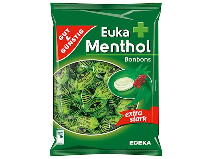 Льодяники (цукерки) Евкаліпт + Ментол Edeka 250г Німеччина