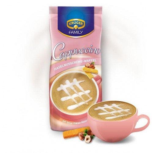 Капучино Кruger Family Haselnusscreme-Waffell з кремом із лісових горіхів і вафель 500 г Німеччина