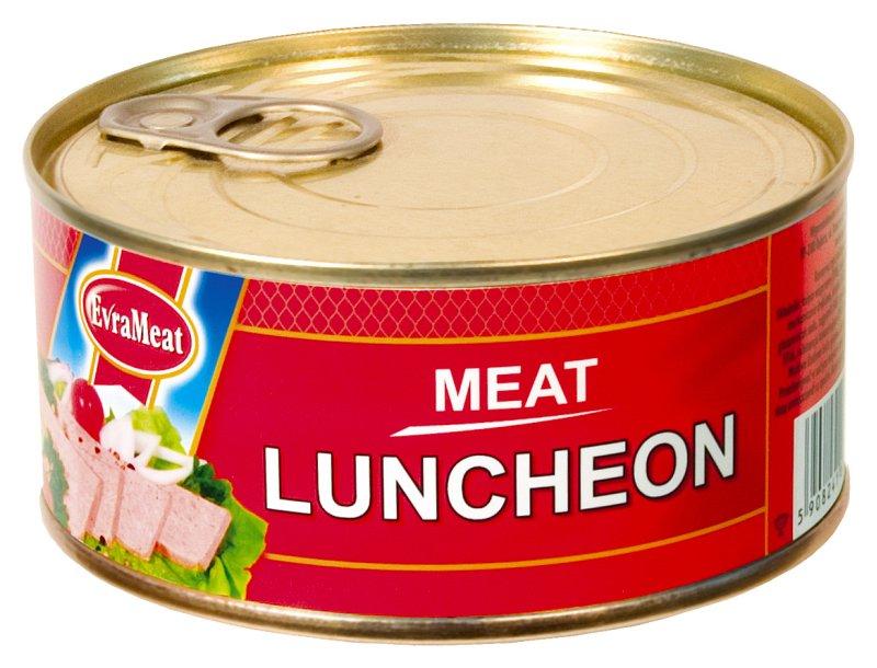 Паштет курячо-свиний Evra Meat Meat luncheon Польща 300г