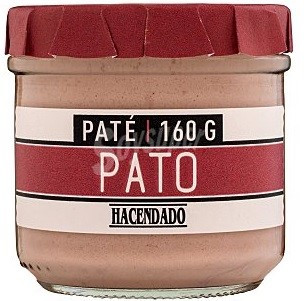 Паштет без глютену з качиної печінки Pate Pato Hacendado 160 г Іспанія