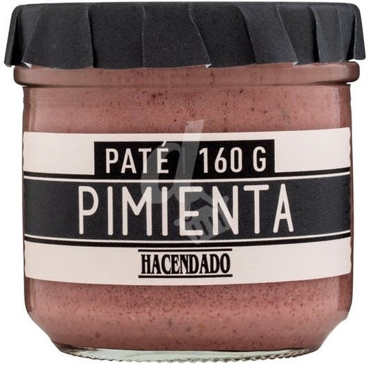 Паштет без глютену зі свинячої печінки "Ароматний перець" Pate Pimienta Hacendado 160 г Іспанія