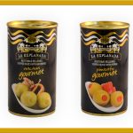 Оливки зелені фаршировані анчоусом Olives with Anchovies La Explanada 370г Іспанія