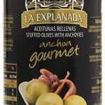 Оливки зелені фаршировані анчоусом Olives with Anchovies La Explanada 1400г / 700 г Іспанія