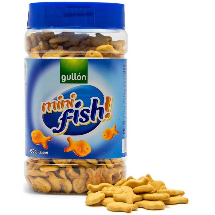 Мінікрекери солоні Gullon mini fish Cracker 350 г Іспанія