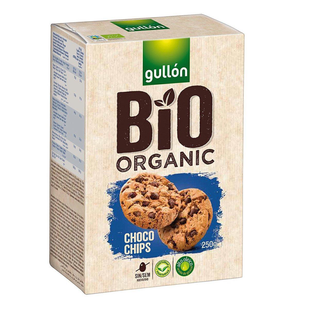 Печиво без алергенів Gullon Bio Organic з шматочками шоколаду 250 г Іспанія