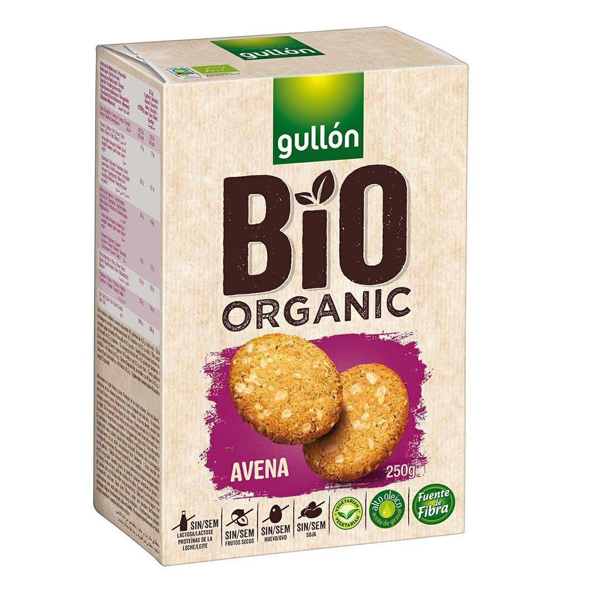 Печиво без алергенів вівсяне Gullon Bio Organic AVENA 250 г Іспанія