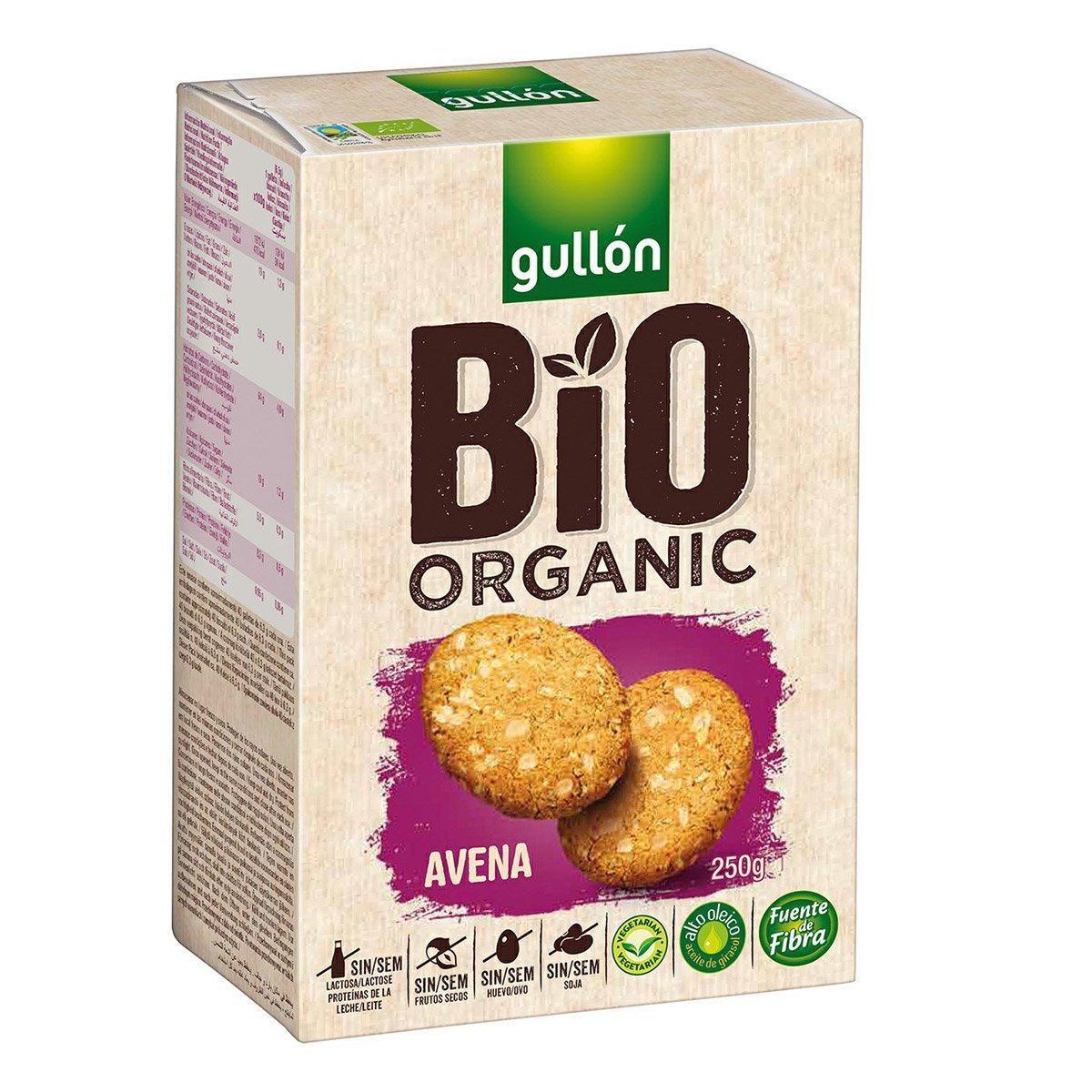 Печиво без алергенів вівсяне Gullon Bio Organic AVENA 250 г Іспанія