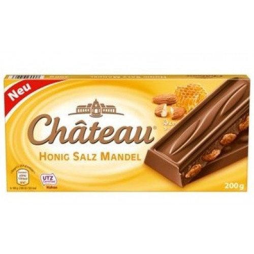 Шоколад молочний із мигдалем, сіллю, медом Honig Salz Mandel Chateau Німеччина 200 г