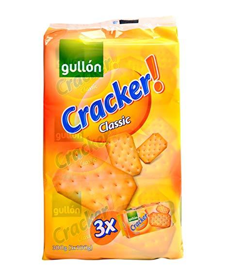 Печиво крекер високоолейнове Cracker Classic Gullon, 300 г (3х100 г) Іспанія