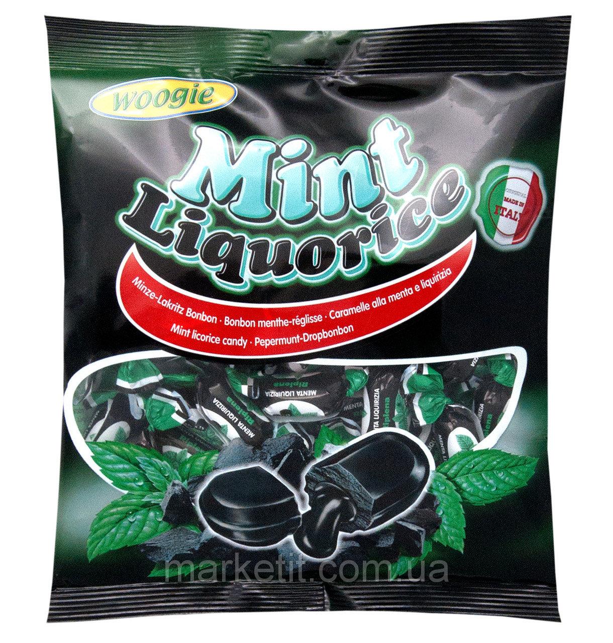 Льодяники з м'ятою і лакриці Mint Liquorice Woogie 250г Австрія