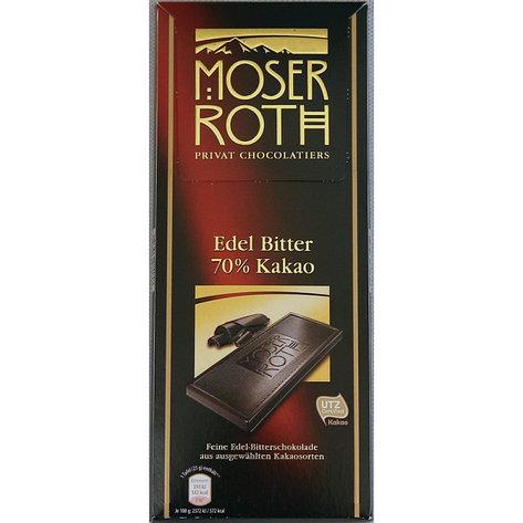 Шоколад чорний 70% какао Moser Roth 125г Німеччина
