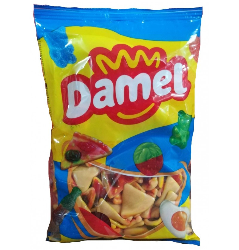 Без глютену! Желейні цукерки Піца Damel Pizzas 1 кг Іспанія