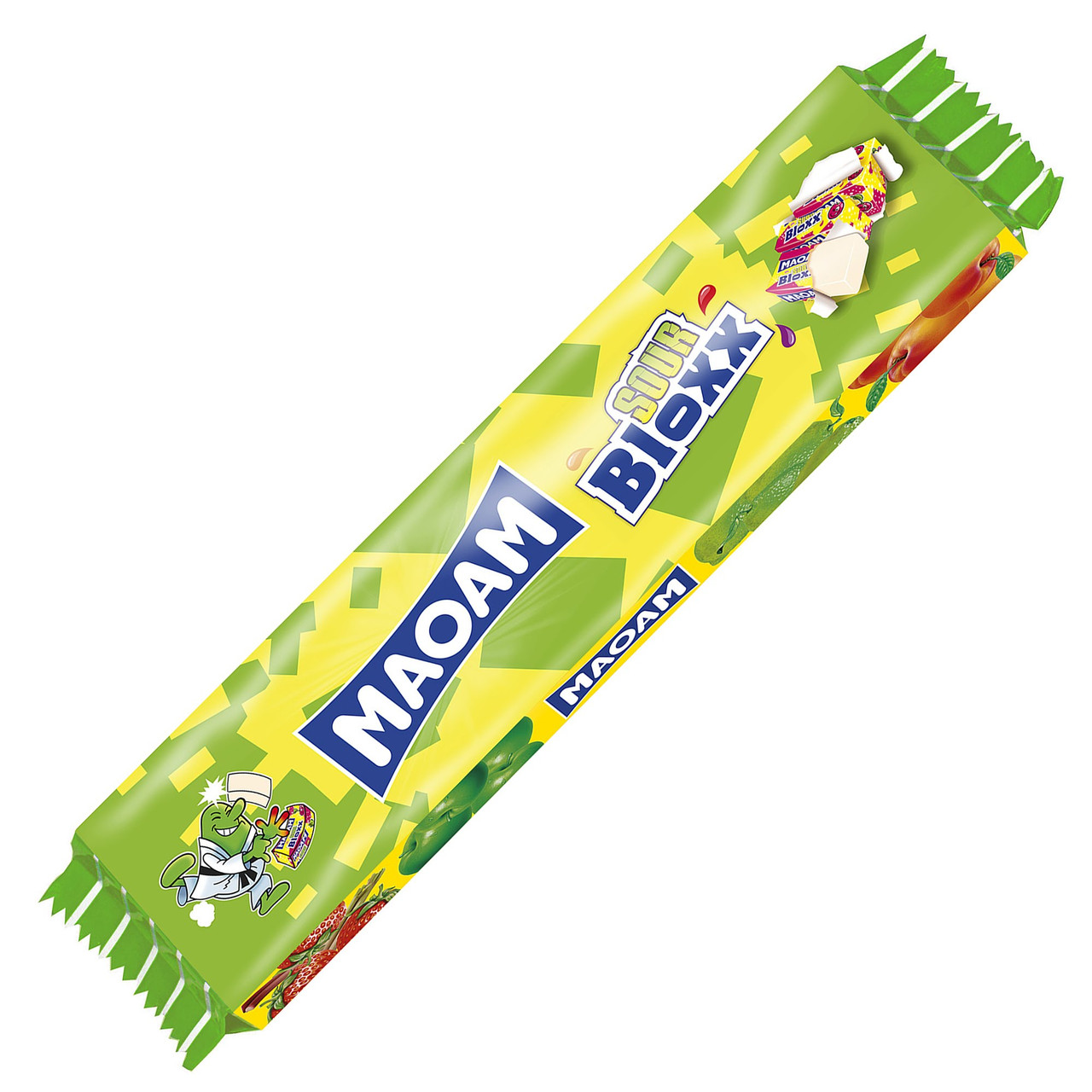 Жувальні цукерки Haribo Maoam Bloxx sour 220г (10х22г) Німеччина