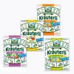 Льодяники (цукерки) БЕЗ ЦУКРУ Bermont Kräuterli з травами 125г Німеччина