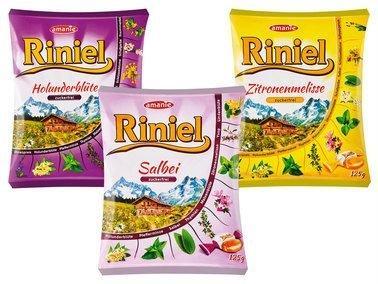 Льодяники (цукерки) БЕЗ ЦУКРУ Riniel Kräuterli Salbei з лимонною мелісою 125г Німеччина