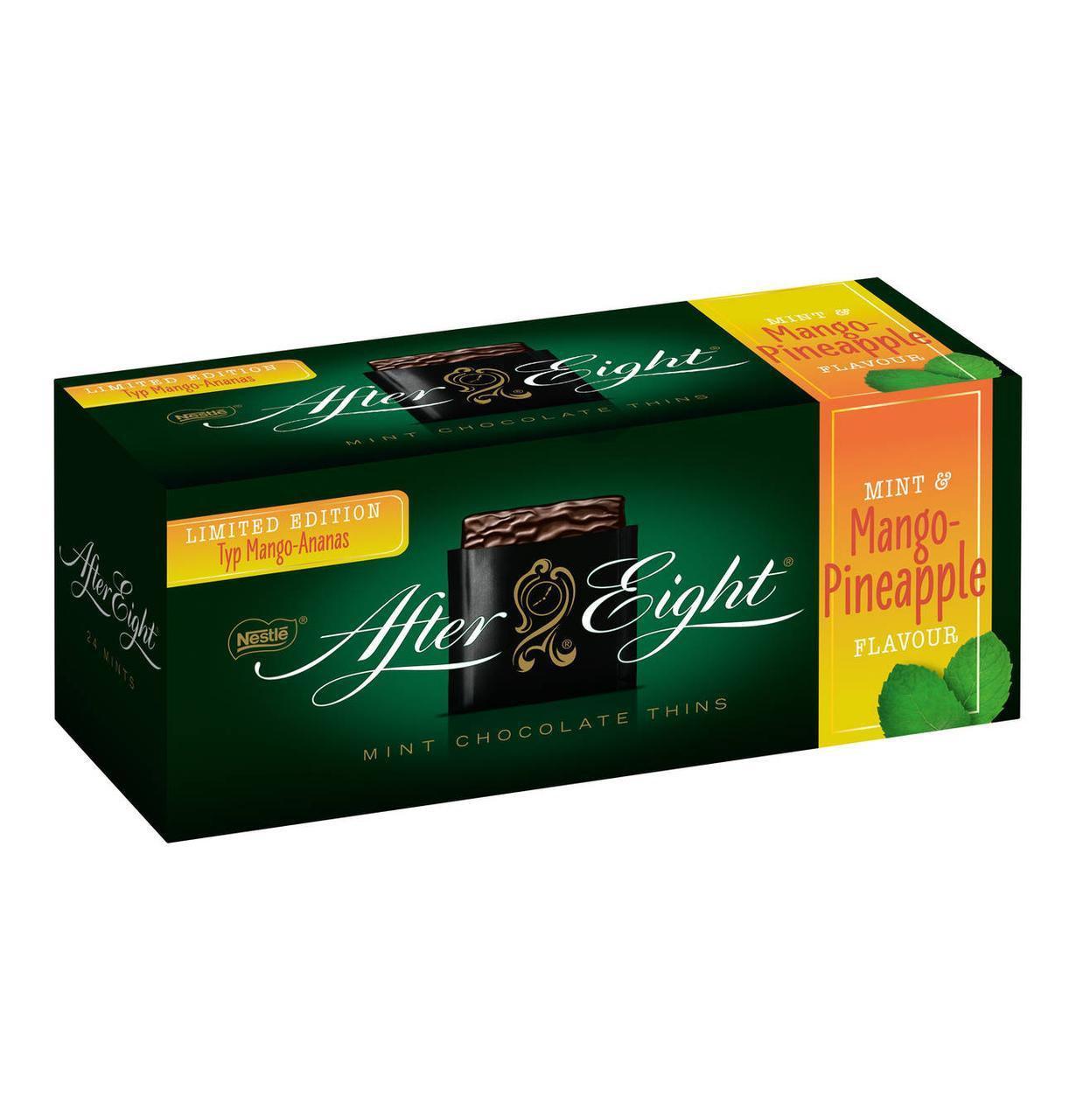Шоколад (цукерки) After Eight Mango-Pineapple з м'ятою, манго і ананасом Nestle 200г Швейцарія