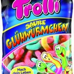 Желейні цукерки Кислі Світлячки Trolli Saure Gluhwurmchen 10 г Німеччина