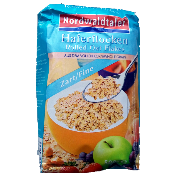Вівсяні пластівці з цільного зерна Nordwaldtaler Німеччина 500 г.