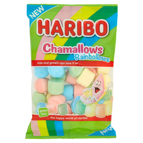 Зефір Маршмелоу Райдужний Chamallows Rainbollows Haribo 175 гБельгія