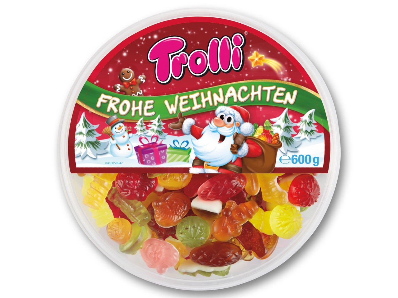 Желейні цукерки Trolli РІЗДВЯНИЙ МАРМЕЛАД Німеччина 600г