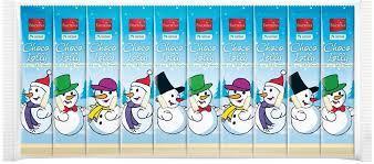 Шоколадний Сніговик на паличці Schoko Lolli Favorina Німеччина (10 шт.х15г) 150г