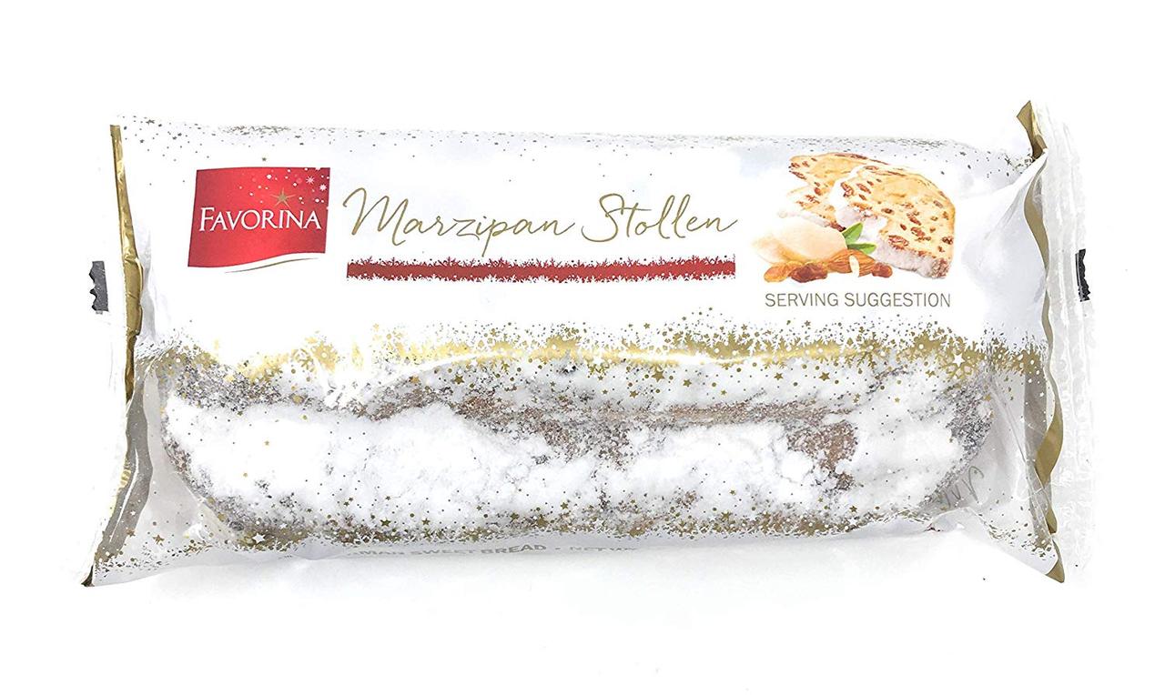 Різдвяний кекс із марципаном і родзинками Stollen Marzipan Favorina Німеччина 200 г