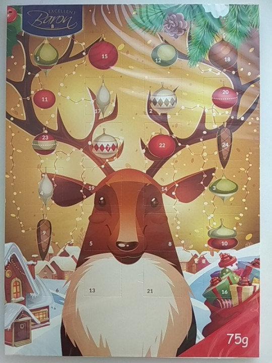 Шоколадний адвент-календар Baron Польща 75 г