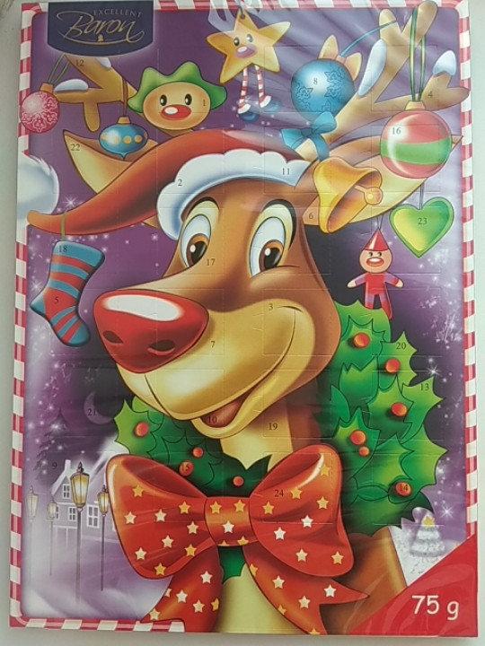 Шоколадний адвент-календар Baron Польща 75 г