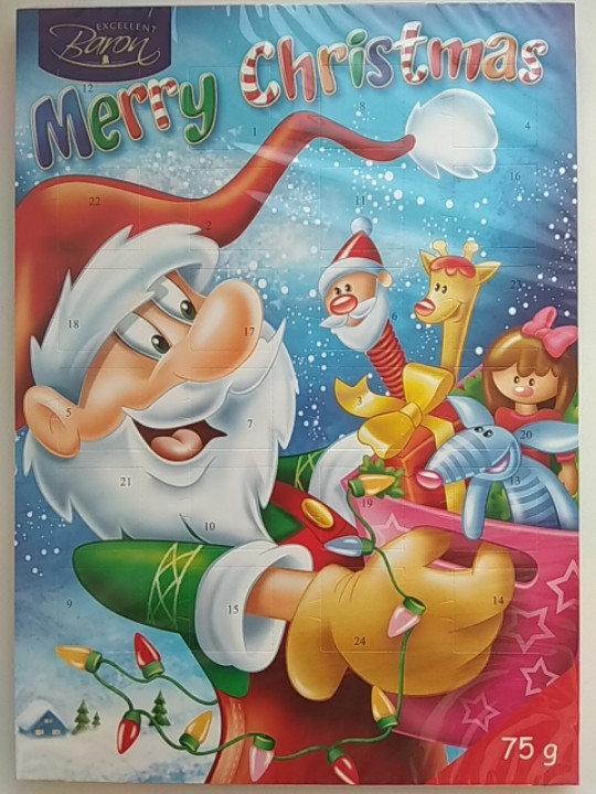 Шоколадний адвент-календар Baron Польща 75 г