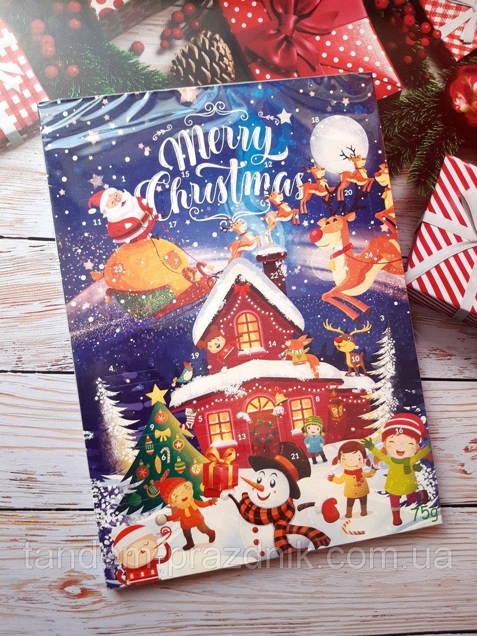 Шоколадний адвент-календар Baron Польща 75 г