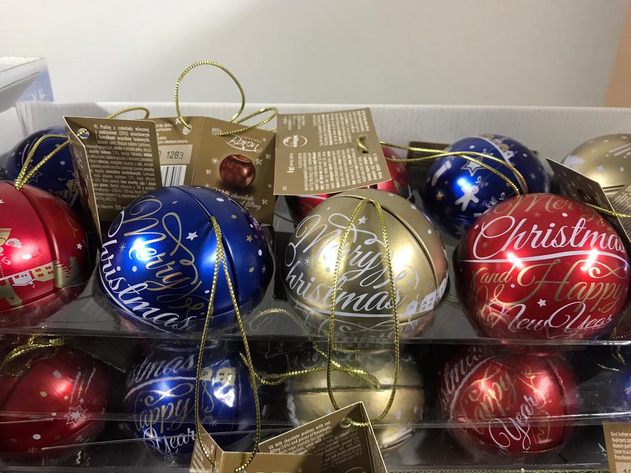 ЦУКЕРКИ BARON EXCELLENT новорічні кулі на ялинку