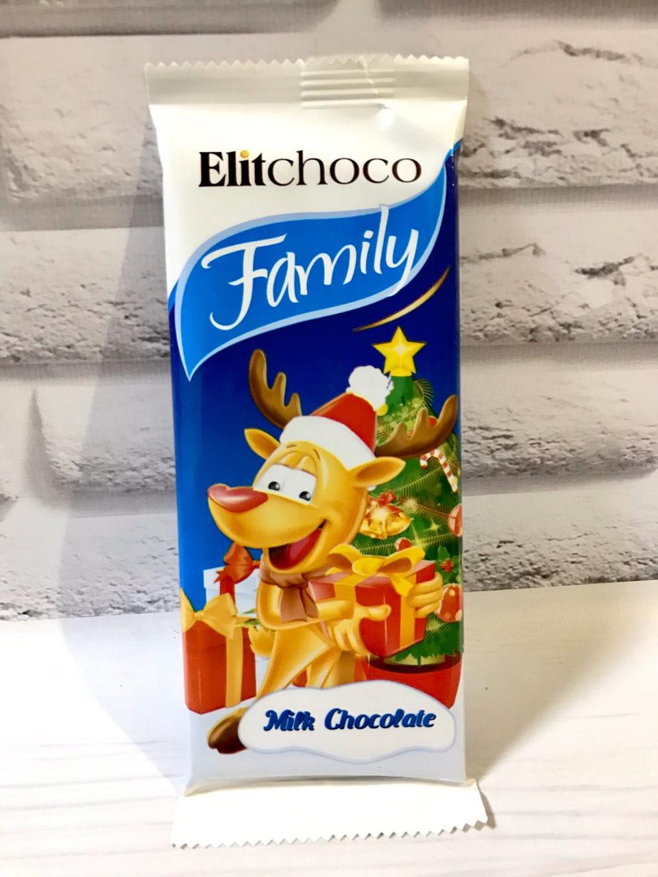 Шоколад молочний Family Різдво Польща 80 г