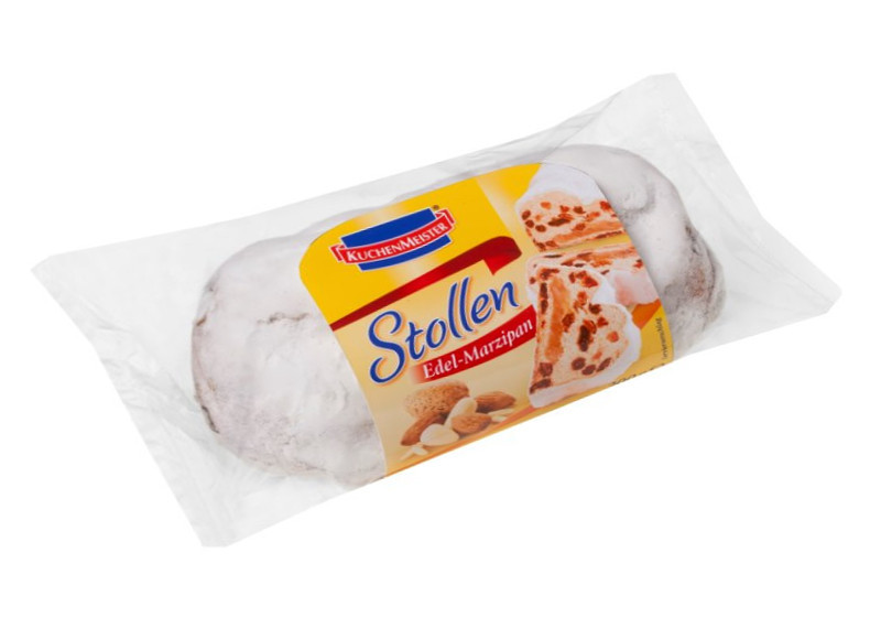 Різдвяний кекс Штолен із марципаном і родзинками Stollen Kuchen Meister Німеччина 750г