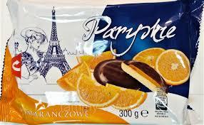 Печиво бісквітне Paryskie в шоколаді з апельсиновим желе Польща 300 г