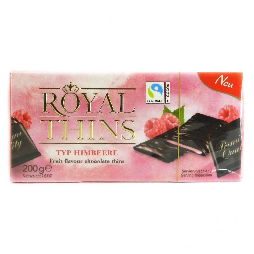Шоколадні цукерки з малиною ROYAL THINS typ HIMBEERE 200 г Німеччина
