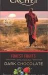 Шоколад чорний із лісовою ягодою Cachet Bio Organic Fruits Des Bois 100 г Бельгія