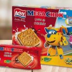 Печиво сендвіч шоколадний з вітамінами, залізом і кальцієм Mega Choc Arluy Іспанія 180г (3х60) Іспанія