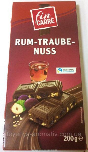 Шоколад молочний Fin Carre Rum Trauben Nuss Німеччина 200г