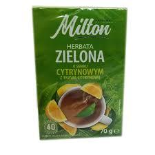Чай зелений Milton з лимоном Польща (40 пакет) 70 г