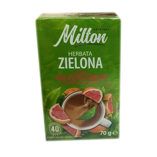 Чай зелений Milton з грейпфрутом Польща (40 пакет) 70 г