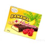 Цукерки шоколадні Banana Brombeere (Бананове суфле з ожиною) Hauswirth Австрія 150 г