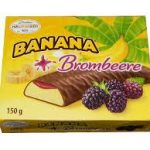 Цукерки шоколадні Banana Brombeere (Бананове суфле з ожиною) Hauswirth Австрія 150 г
