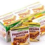 Вафлі Excelsior Haselnuss Schnitte з фундуком 250 г/12шт. Германия