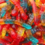 Желейні цукерки без глютену Черв'ячки Damel Worms 1 кг Іспанія